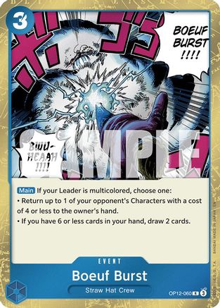 Boeuf Burst (OP12-060) (Foil)