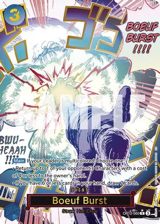 Boeuf Burst (Alternate Art) (OP12-060) (Foil)
