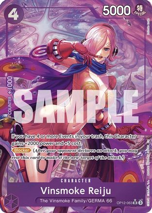 Vinsmoke Reiju (Alternate Art) (OP12-063) (Foil)