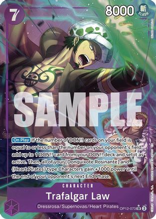 Trafalgar Law (073) (Alternate Art) (OP12-073) (Foil)