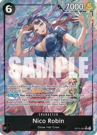 Nico Robin (Alternate Art) (OP12-087) (Foil)