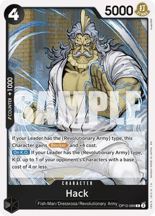 Hack (OP12-089) (Foil)