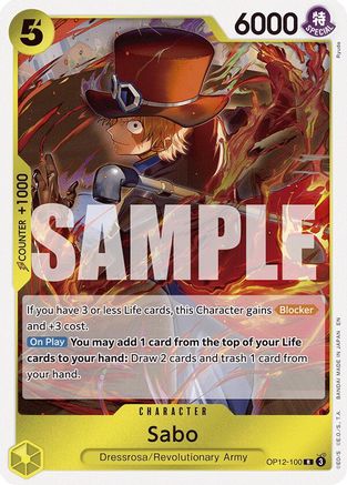 Sabo (OP12-100) (Foil)
