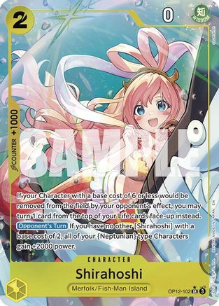 Shirahoshi (Alternate Art) (OP12-102) (Foil)
