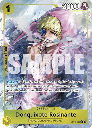 Donquixote Rosinante (108) (Alternate Art) (OP12-108) (Foil)