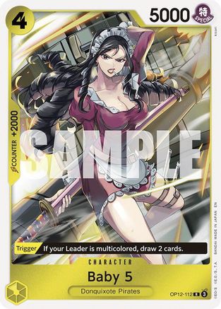 Baby 5 (112) (OP12-112) (Foil)