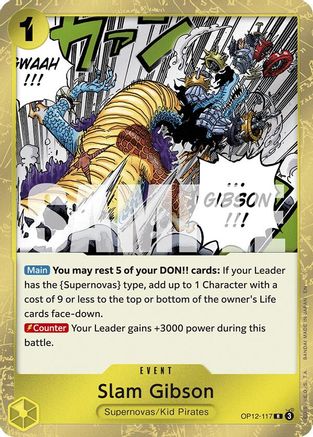 Slam Gibson (OP12-117) (Foil)