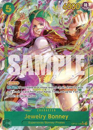 Jewelry Bonney (118) (Alternate Art) (OP12-118) (Foil)