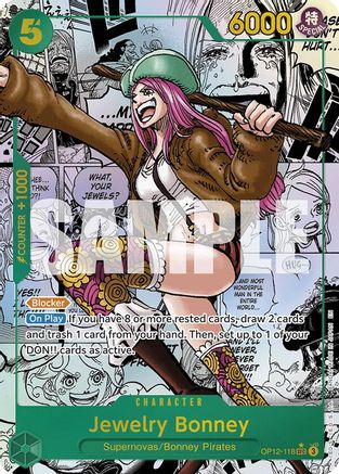 Jewelry Bonney (118) (Manga) (OP12-118) (Foil)