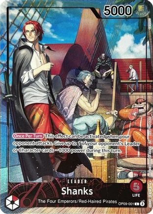 Shanks (2025 PSA Magazine Promo) (OP09-001) (Foil)