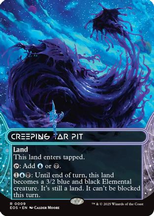 Creeping Tar Pit (0009) (Borderless) (EOS-009) (Foil)