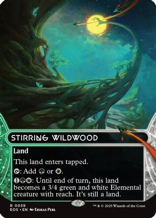 Stirring Wildwood (0039) (Borderless) (EOS-039) (Foil)
