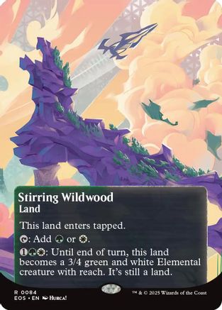 Stirring Wildwood (0084) (Borderless) (EOS-084) (Foil)