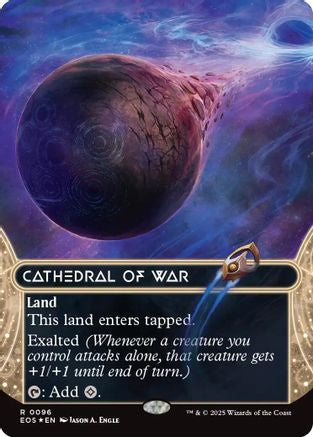 Cathedral of War (0096) (Borderless) (Galaxy Foil) (EOS-096)