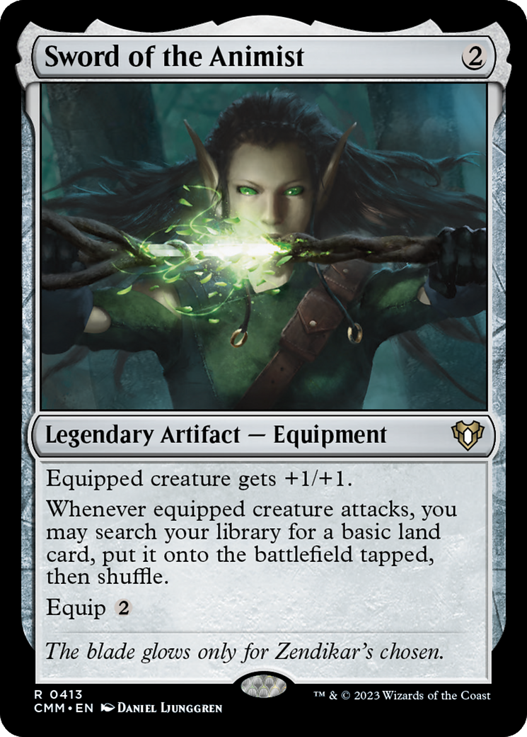 Sword of the Animist (CMM-413) (Foil)