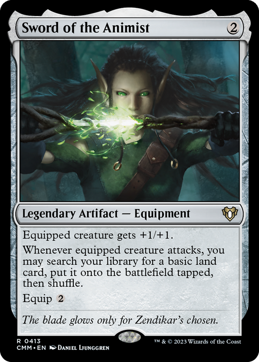 Sword of the Animist (CMM-413) (Foil)