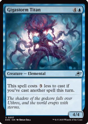 Gigastorm Titan (EOE-057) (Foil)