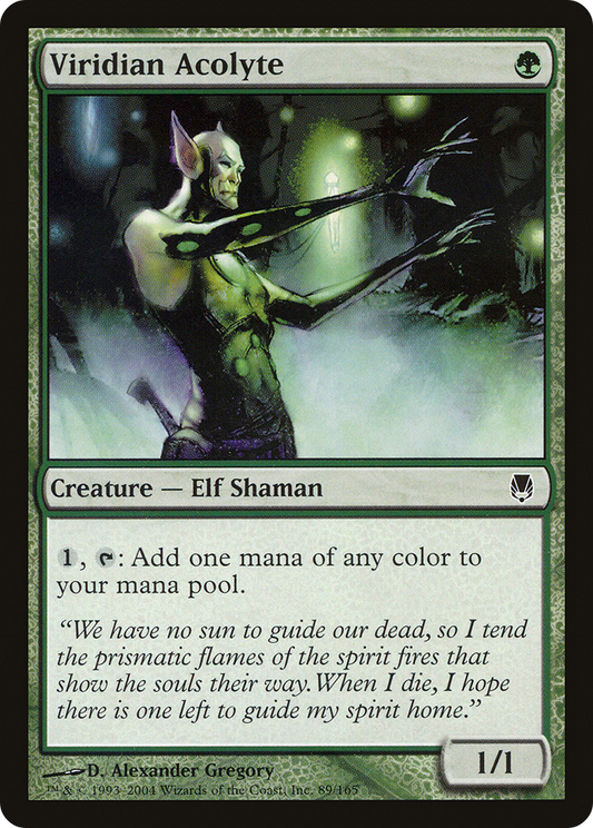 Viridian Acolyte (DST-089)