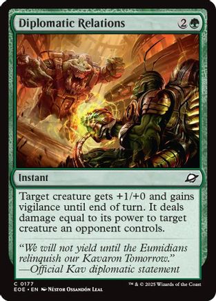 Diplomatic Relations (EOE-177) (Foil)