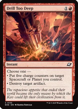 Drill Too Deep (EOE-133) (Foil)