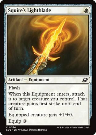 Squire's Lightblade (EOE-036) (Foil)