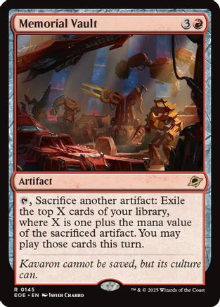 Memorial Vault (EOE-145) (Foil)