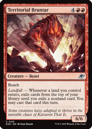 Territorial Bruntar (EOE-165) (Foil)