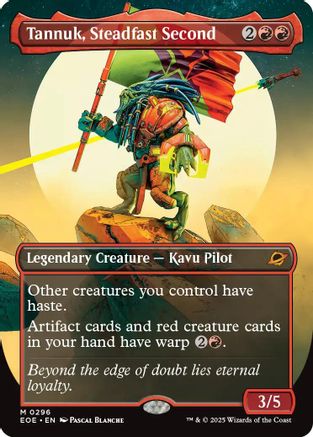 Tannuk, Steadfast Second (Borderless) (EOE-296) (Foil)