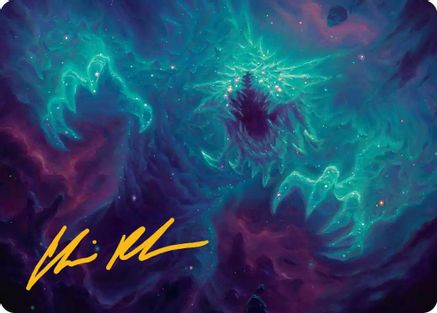 Cosmogoyf Art Card (Gold-Stamped Signature) (AAEOE-024)