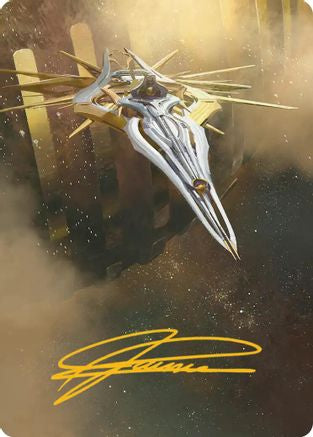 Dawnsire, Sunstar Dreadnought Art Card (Gold-Stamped Signature) (AAEOE-027)