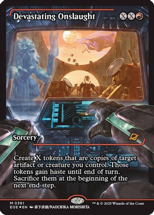 Devastating Onslaught (0361) (Showcase) (EOE-361) (Foil)