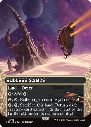 Endless Sands (0105) (Borderless) (Galaxy Foil) (EOS-105)