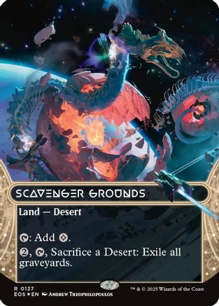 Scavenger Grounds (0127) (Borderless) (Galaxy Foil) (EOS-127)