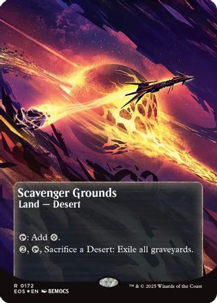 Scavenger Grounds (0172) (Borderless) (Galaxy Foil) (EOS-172)