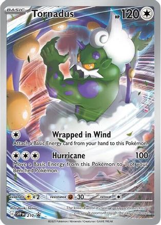 Tornadus (SVP-210) (Holofoil)