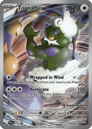 Tornadus (SVP-210) (Pokemon Center) (Holofoil)