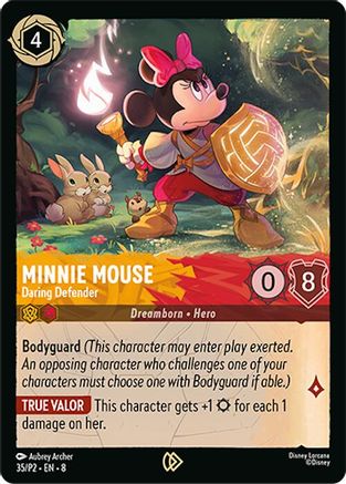 Minnie Mouse - Daring Defender (DLPC-035) (Cold Foil)