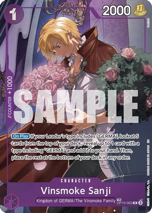 Vinsmoke Sanji (TR) (OP10-063) (Foil)