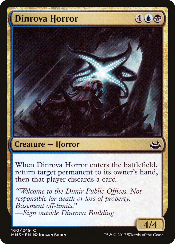 Dinrova Horror (MM3-160) (Foil)