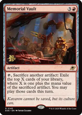 Memorial Vault (PRE-145) (Foil)