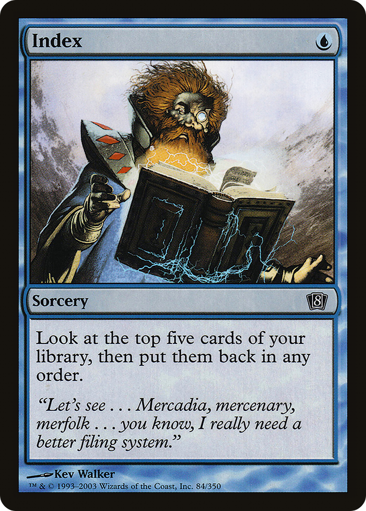 Index (8ED-84★) (Foil)