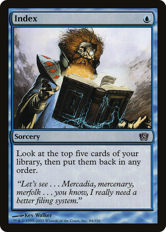 Index (8ED-84★) (Foil)