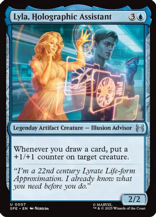 Lyla, Holographic Assistant (SPE-007) (Foil)