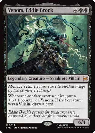 Venom, Eddie Brock (SPE-012) (Foil)