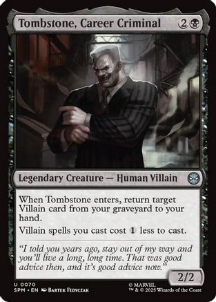 Tombstone, Career Criminal (SPM-070)