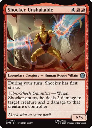 Shocker, Unshakable (SPM-089) (Foil)