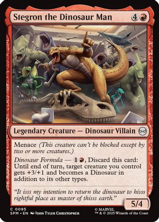 Stegron the Dinosaur Man (SPM-095)