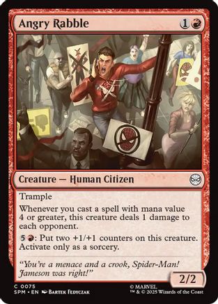 Angry Rabble (SPM-075) (Foil)