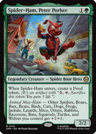 Spider-Ham, Peter Porker (SPM-114) (Foil)