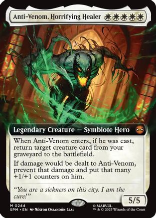Anti-Venom, Horrifying Healer (Extended Art) (SPM-244) (Foil)